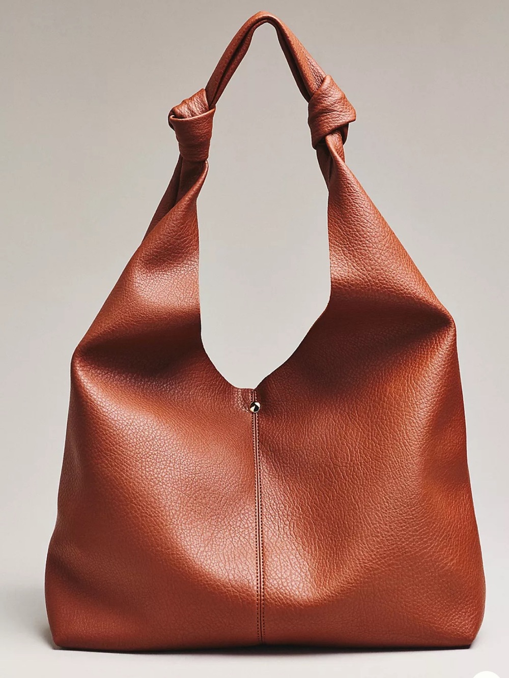 Anthropologie Love Knot Slouchy Bag in brown